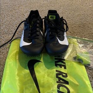 Nike Racing Black and White Track Spikes